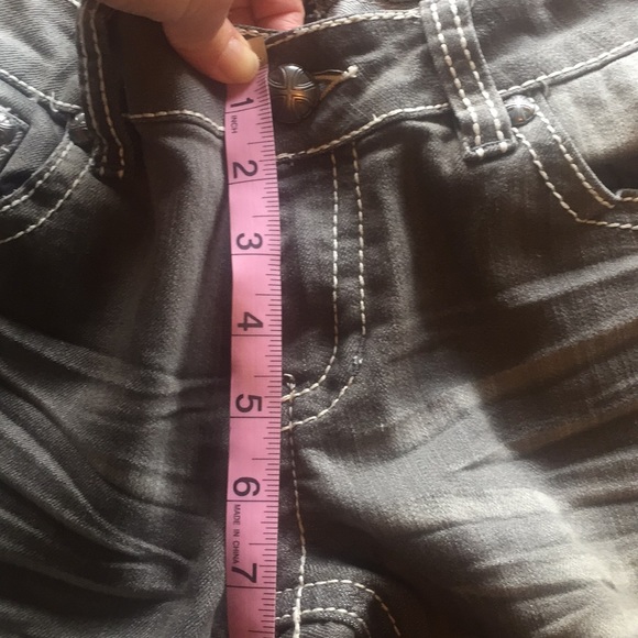 Antique Rivet Skinny Jeans - Picture 6 of 8